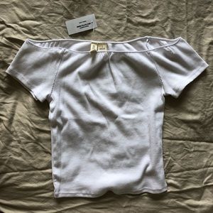 Off The Shoulder Crop Top